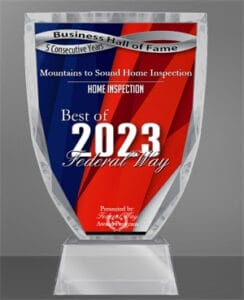 Mountains to Sound Home Inspection - Best of Federal Way Award 2023